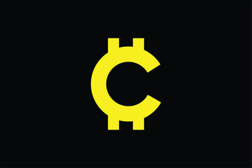 letter c logo, crypto logo, logomark, brandmark