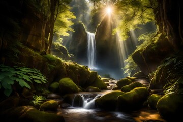 waterfall in the forest