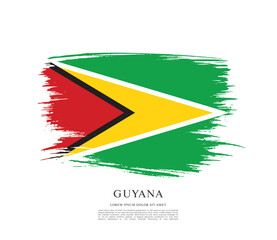 Flag of Guyana vector illustration