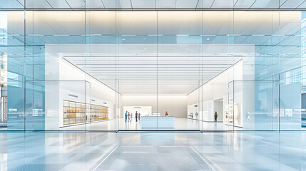 Modern Retail Space Awaiting Technology Enthusiasts, Sleek Design Meets Cutting-Edge Innovation