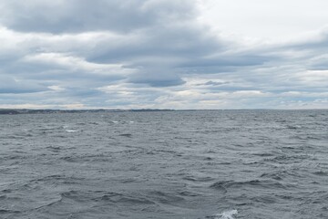 sailing in patagonia sea in magallanes
