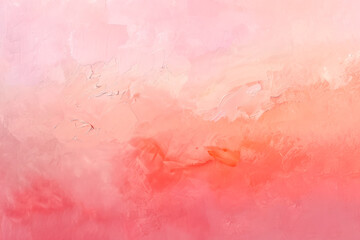 Coral Hues Abstract Painting. A textured abstract painting with a blend of coral and pink tones evoking a sense of calm and creativity.