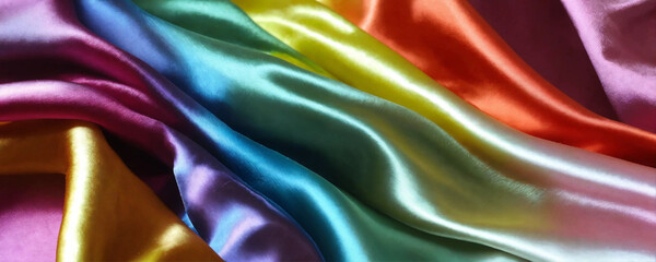 Silk Satin Fabric Background