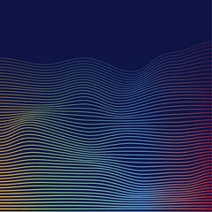 Card design with empty space for text. Design of olympic games. Paris 2024. Lines with Olympic games colors. Design with lines. Background with colored lines. abstract colorful background, vector