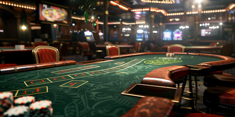 Blackjack casino concept