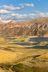 Fototapeta na wymiar Panoramic view of the Azat reservoir in Armenia