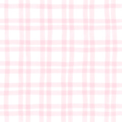 Pink Plaid Hand Drawn Background Pattern Overlay