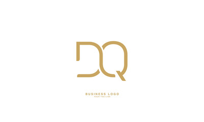 DQ, QD, D, Q, Abstract letters Logo monogram