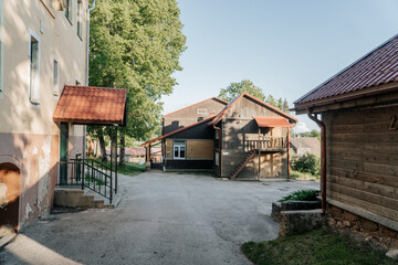 Fototapeta na wymiar old village in the village