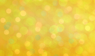Yellow bokeh background for banner, poster, Party, Anniversary, greetings, and various design works
