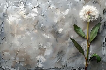 Thoughtful Condolence Message with Dandelion Illustration on Neutral Background. Concept Sympathy Card Design, Dandelion Illustration, Neutral Background, Condolence Message, Thoughtful Design