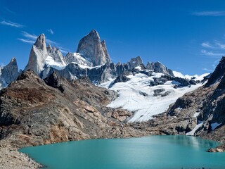 los glaciares national park in argentinian patagonia - obrazy, fototapety, plakaty