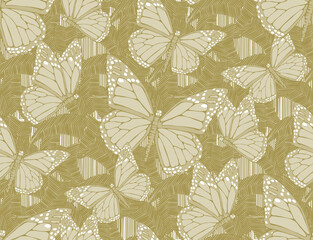 Seamless abstract pattern. Fashion textiles, fabric, packaging.