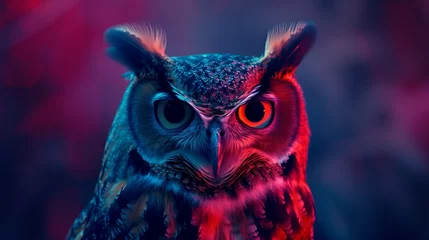 Fototapeten Whimsical Owl Pop Art © AlissaAnn