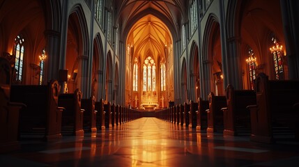 Gothic Church Interior