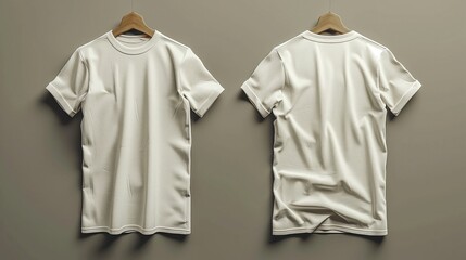 mockup white t-shirt