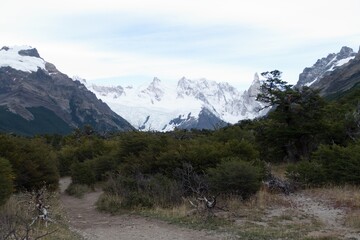 los glaciares national park in argentinian patagonia
