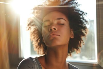 Woman experiencing vertigo and vestibular sense after stroke