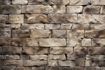 Abstract weathered gray stone brick wall rough background
