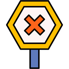 Close, cross, exit, stop, wrong Icon