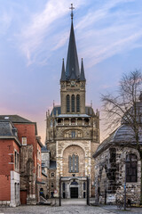 Fototapeta na wymiar Cathedral of Aachen, NRW, Germany