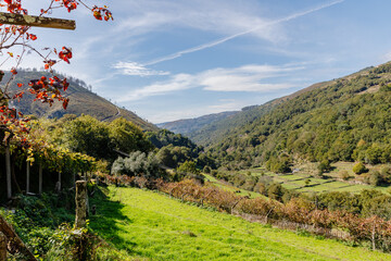 view of the Geres valley near Sistelo, Viana do Castelo, Portugal