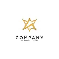star logo and icon vector illustration design template