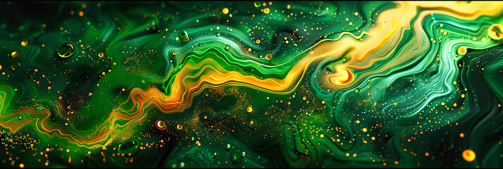 Colorful Abstract Paint Pattern, Artistic Background with Bright Marbled Design, Creative Liquid Texture