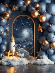 Balloon Backdrop Overlays