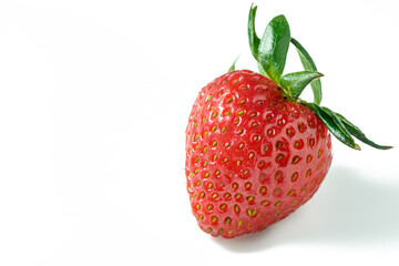 Red berry strawberry isolated on white background 1
