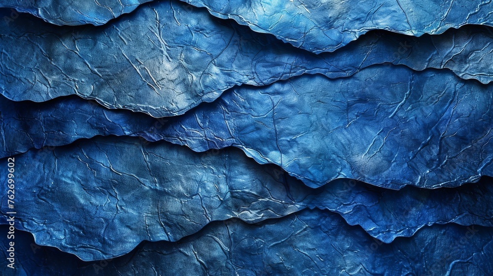Poster a high-resolution image of a wall, displaying detailed waves at its top and base
