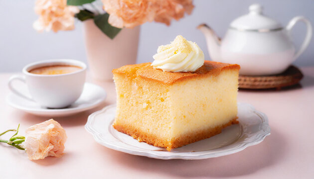Food Photography - Vanilla Sponge Cake