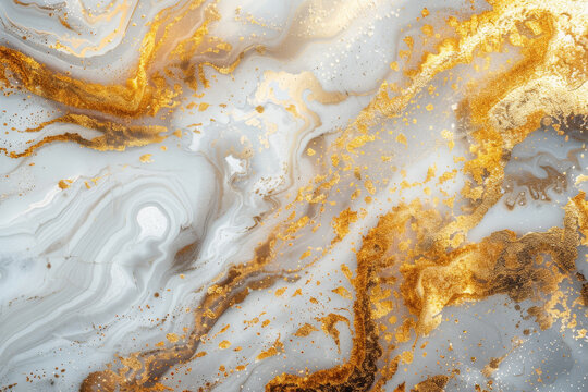 A luxury business background with a marble texture in shades of white and gold