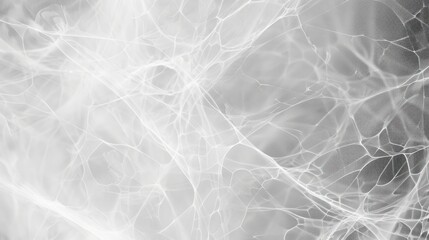 Abstract white grey of cobweb texture background. AI generated image - obrazy, fototapety, plakaty