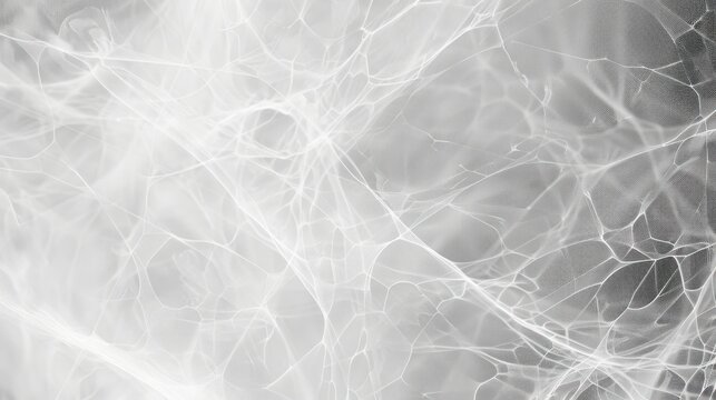 Abstract white grey of cobweb texture background. AI generated image