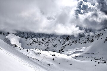 winter mountain landscape