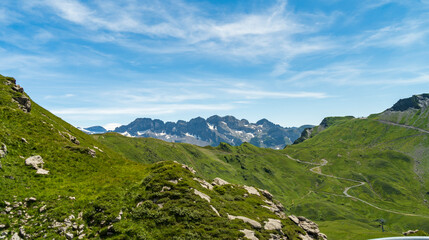 Fototapeta premium Montagne -paysage en été- Chatel France