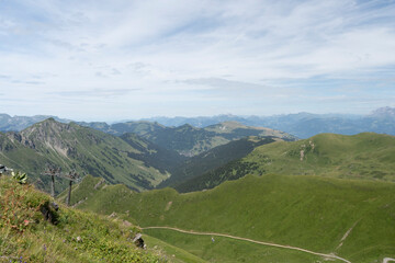 Obraz premium Montagne -paysage à abondances et environ - Chatel - France
