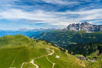 Dent de midi- Vue de montagne Chatel France