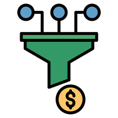 Conversion Rate Icon Element For Design