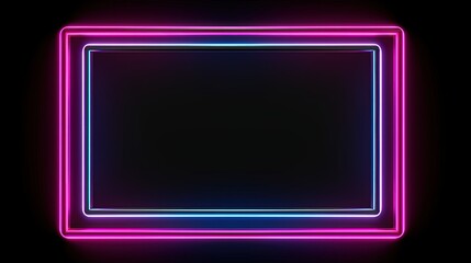 Mesmerizing Neon Rectangles: Vivid Glow and Abstract Aesthetics for Modern Design