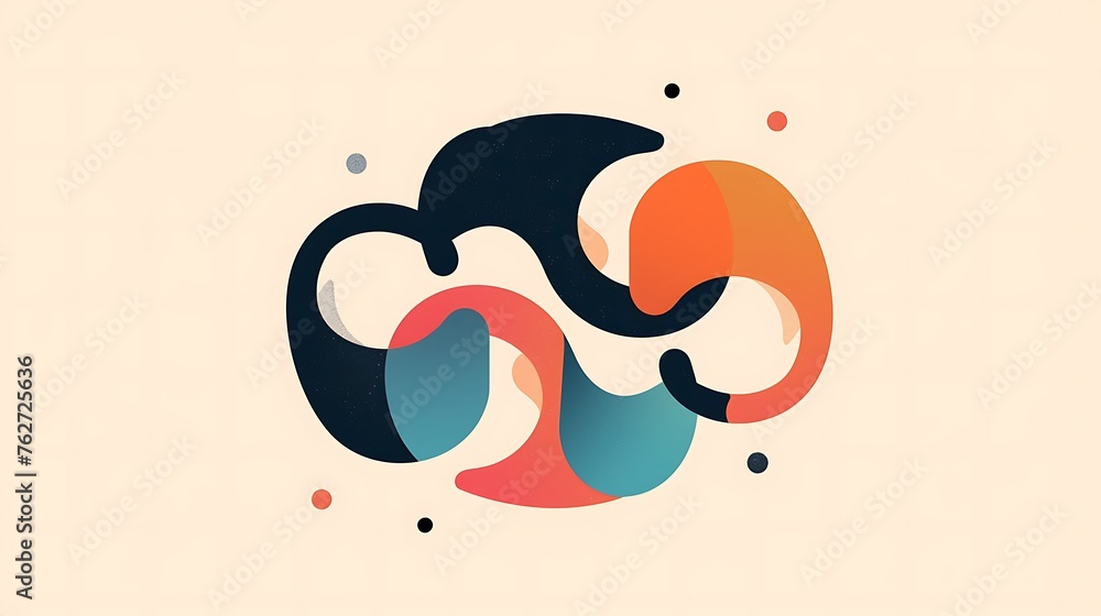 Poster clean background with free copy space for text : a vector logo design providing ample room for text 