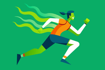 Fototapeta na wymiar Sport runner icon logo vector illustration artwork