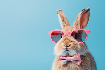 Funny easter concept holiday animal celebration