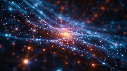 Obraz premium Abstract futuristic modern background. The concept of new technologies