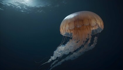 A Jellyfish In A Moonlit Ocean Upscaled 5