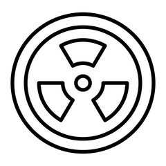 Radioactive Line Icon