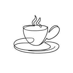 drawing of a cup of coffee