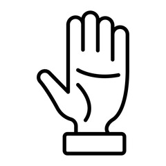 Hand Line Icon