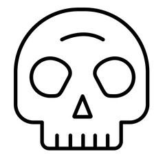 Horror Line Icon